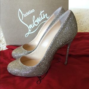 Christian Louboutin Fifi 100 gold
